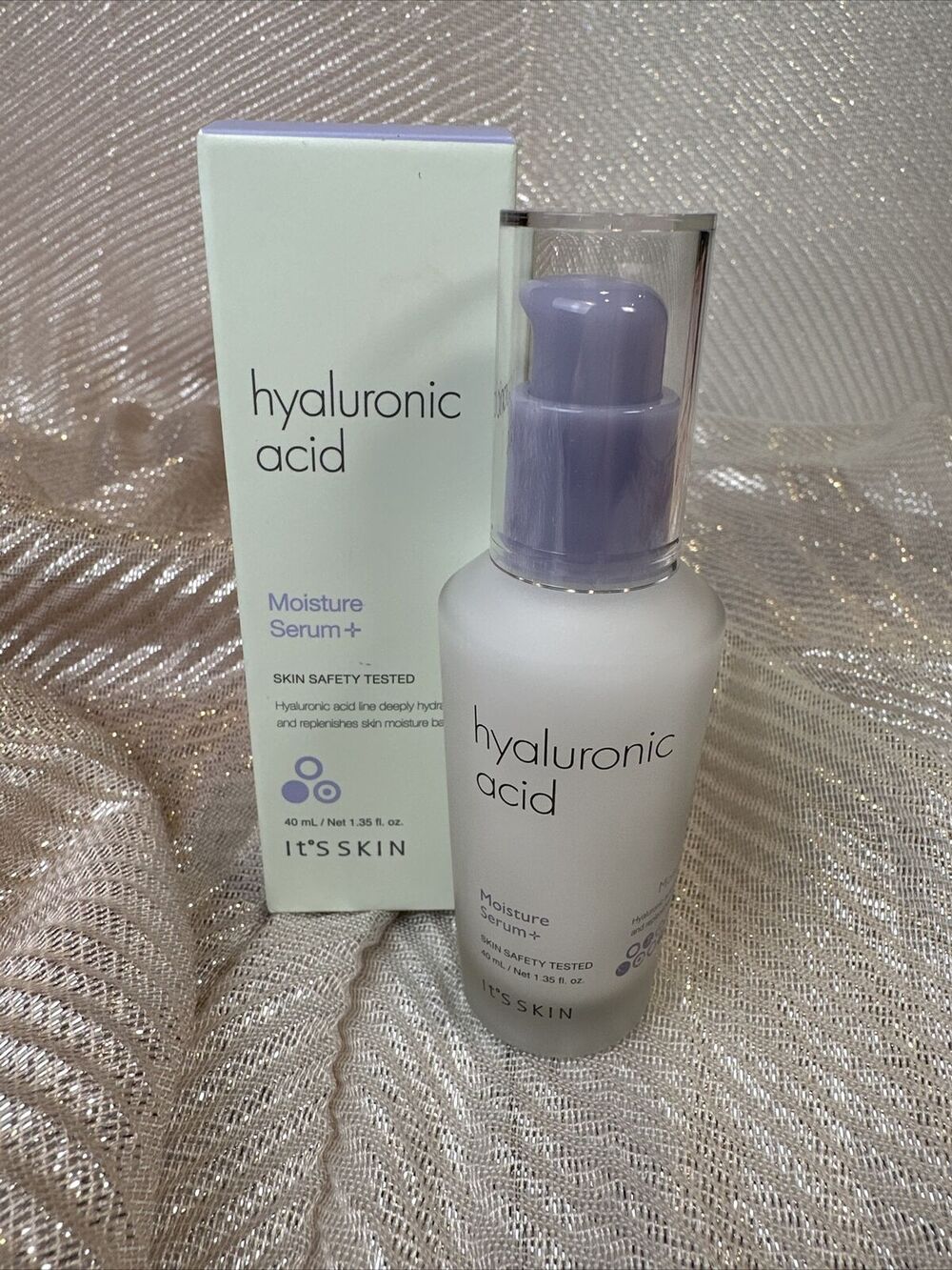 It's Skin Hyaluronic Acid Moisture Serum + 1.35 Fl. Oz. - NIB - Exp 08/2026